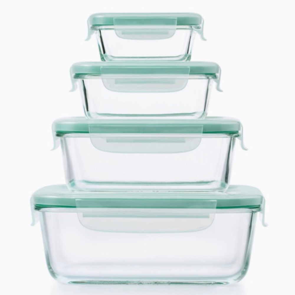 OXO Good Grips 8-pc. Smart Seal Glass Containers